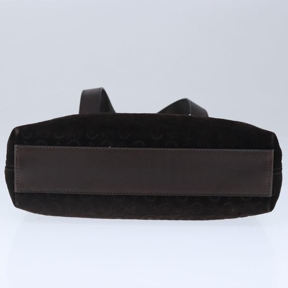 CELINE C Macadam Canvas Hand Bag Brown - Picture 9 of 12